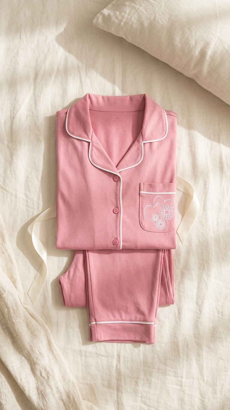 Sameera® Robe Button Pajama Set — Color 3 | Code 5120 | Plus Size Pajama Set Egypt