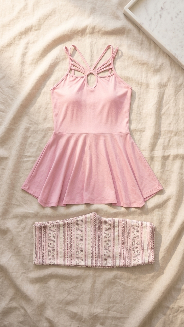 Sameera® Long Strap Pajama Set — Full Look | Code 5147 | Plus Size Pajama Set Egypt