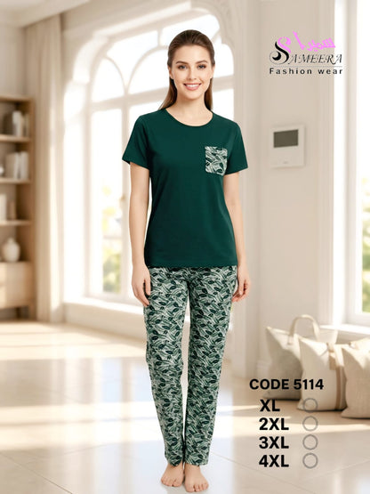 Sameera 5114 Green Pajama