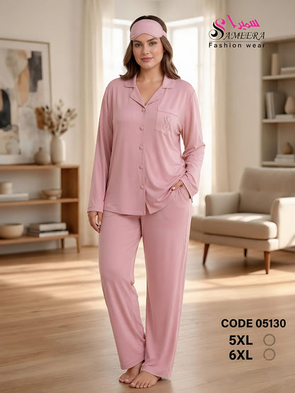 Sameera 05130 Pink VS Bigsized Pajama