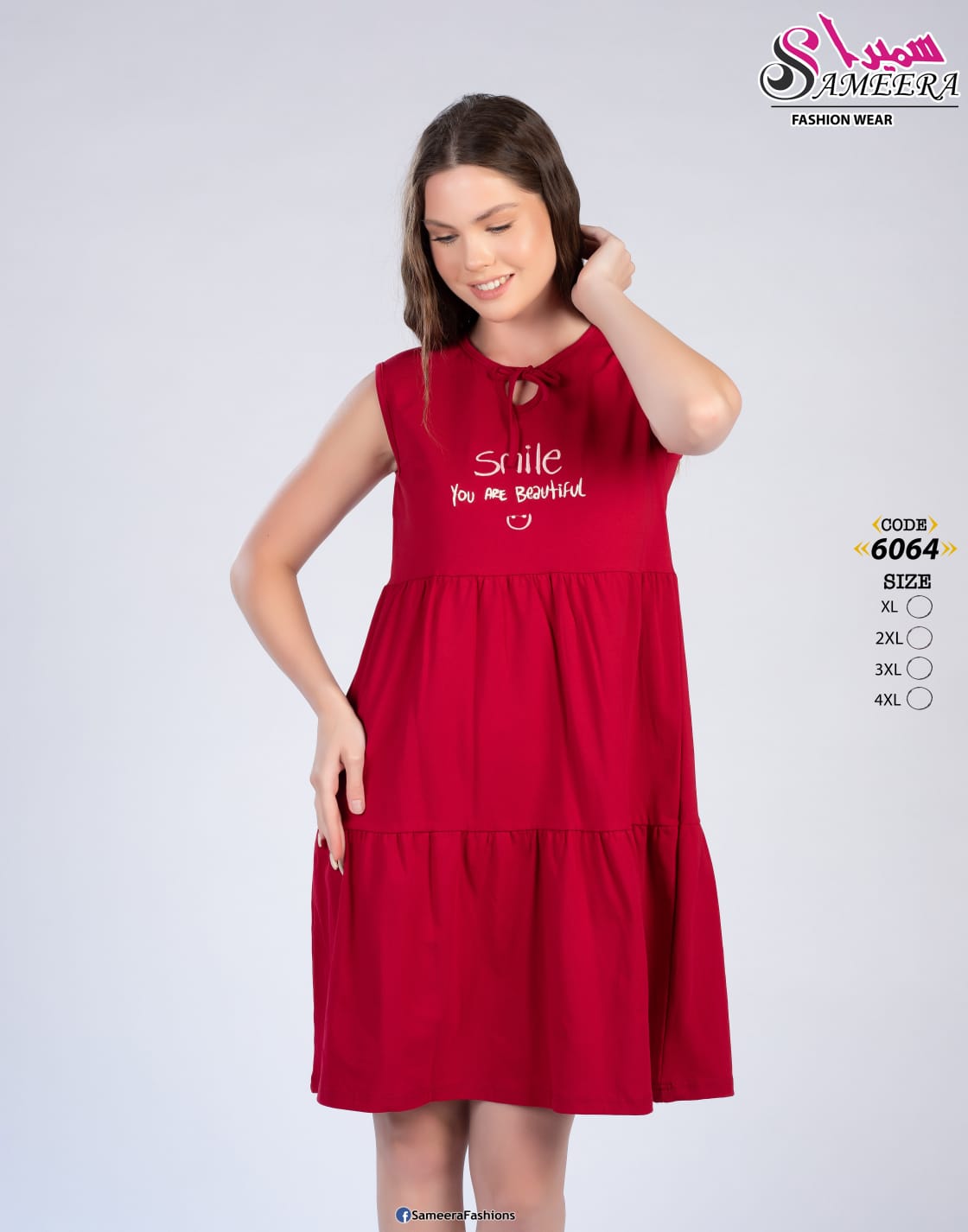Sameera 6064 Red 2