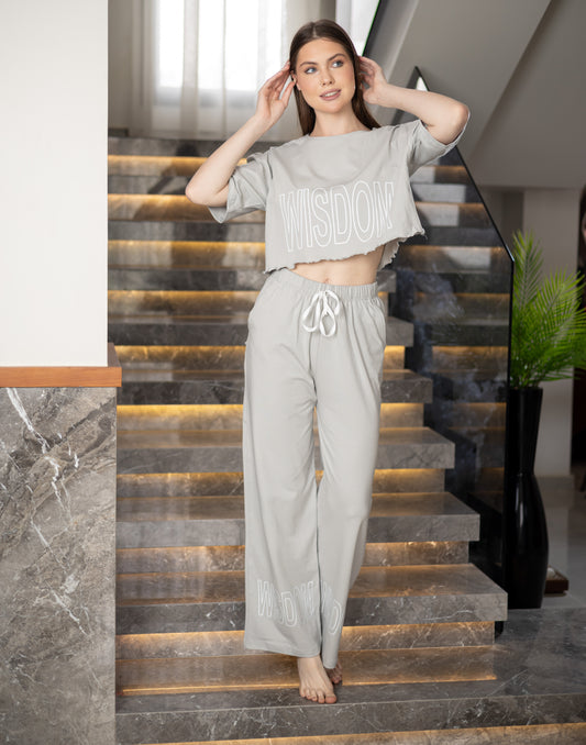 Sameera® Free-Size Sport Pajama — Back View | Code 5133 | Plus Size Pajama Set Egypt