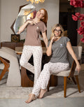 Sameera® Half Ruffle Pajama Set | Code 5137