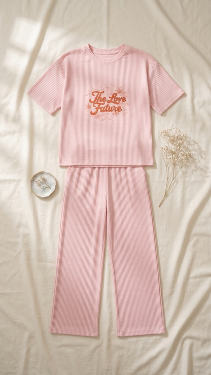 Sameera® Free-Size Embroidered Pajama — Full Look | Code 5115 | Plus Size Pajama Set Egypt