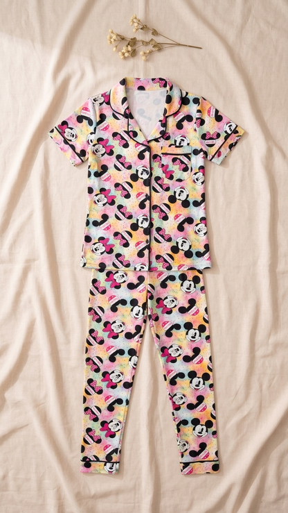 Sameera® Cotton Half-Robe Pajama Set — Side View | Code 5132 | Plus Size Pajama Set Egypt