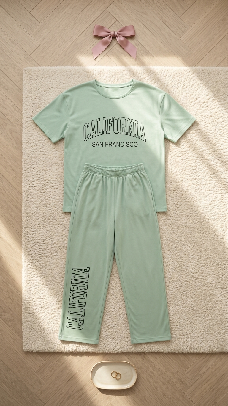 Sameera® Free-Size Printed Pajama — Full Look | Code 5134 | Plus Size Pajama Set Egypt