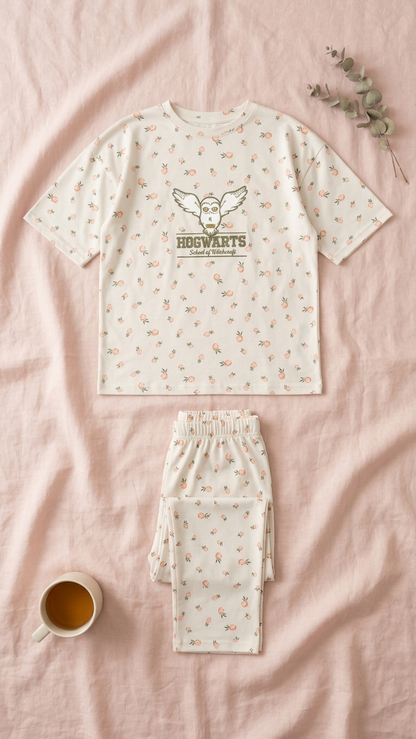 Sameera® Floral Embroidery Pajama Set — Detail View | Code 5157 | Plus Size Pajama Set Egypt