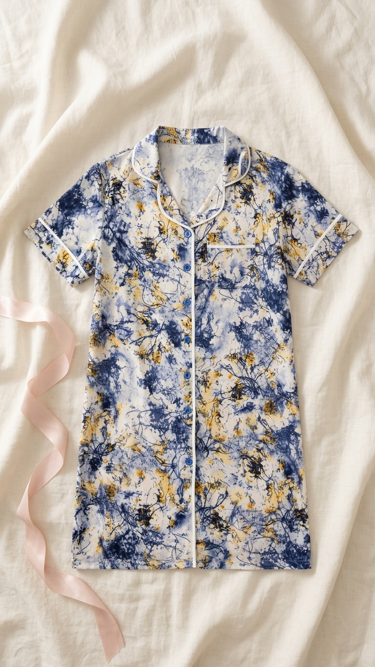 Sameera Viscose Button Summer Dress Code 6059 - Full Look